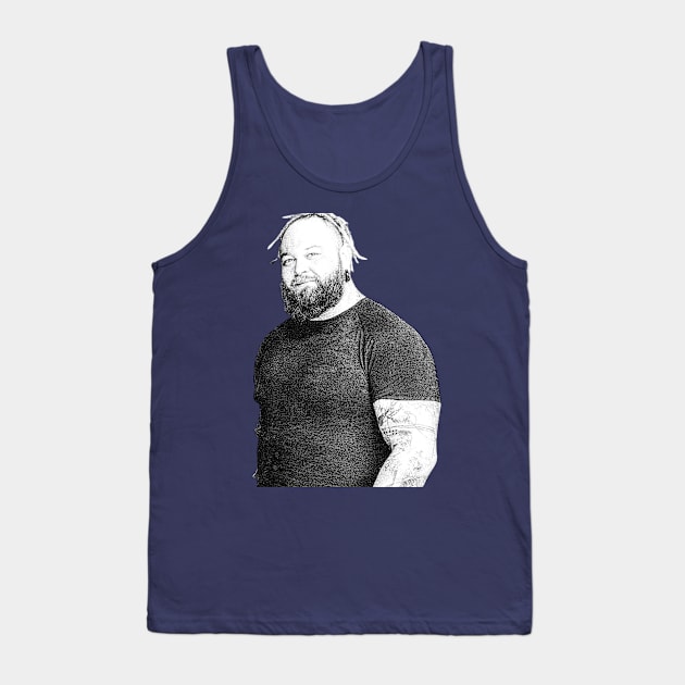 Bray wyatt Halftone Tank Top by Resdis Materials